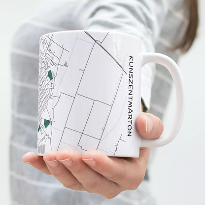 Kunszentmárton - Térképes bögre