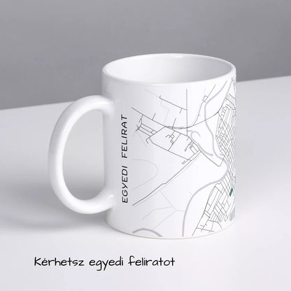 Kunszentmárton - Térképes bögre