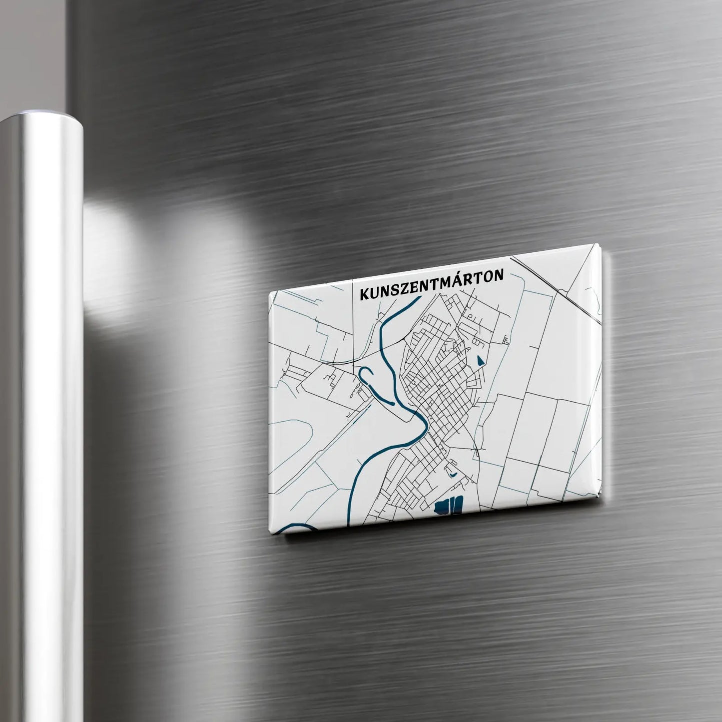 Kunszentmárton - Térképes hűtőmágnes
