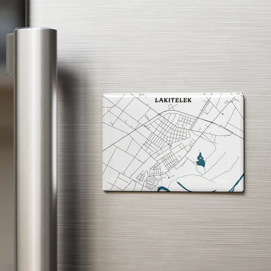 Lakitelek hűtőmágnes