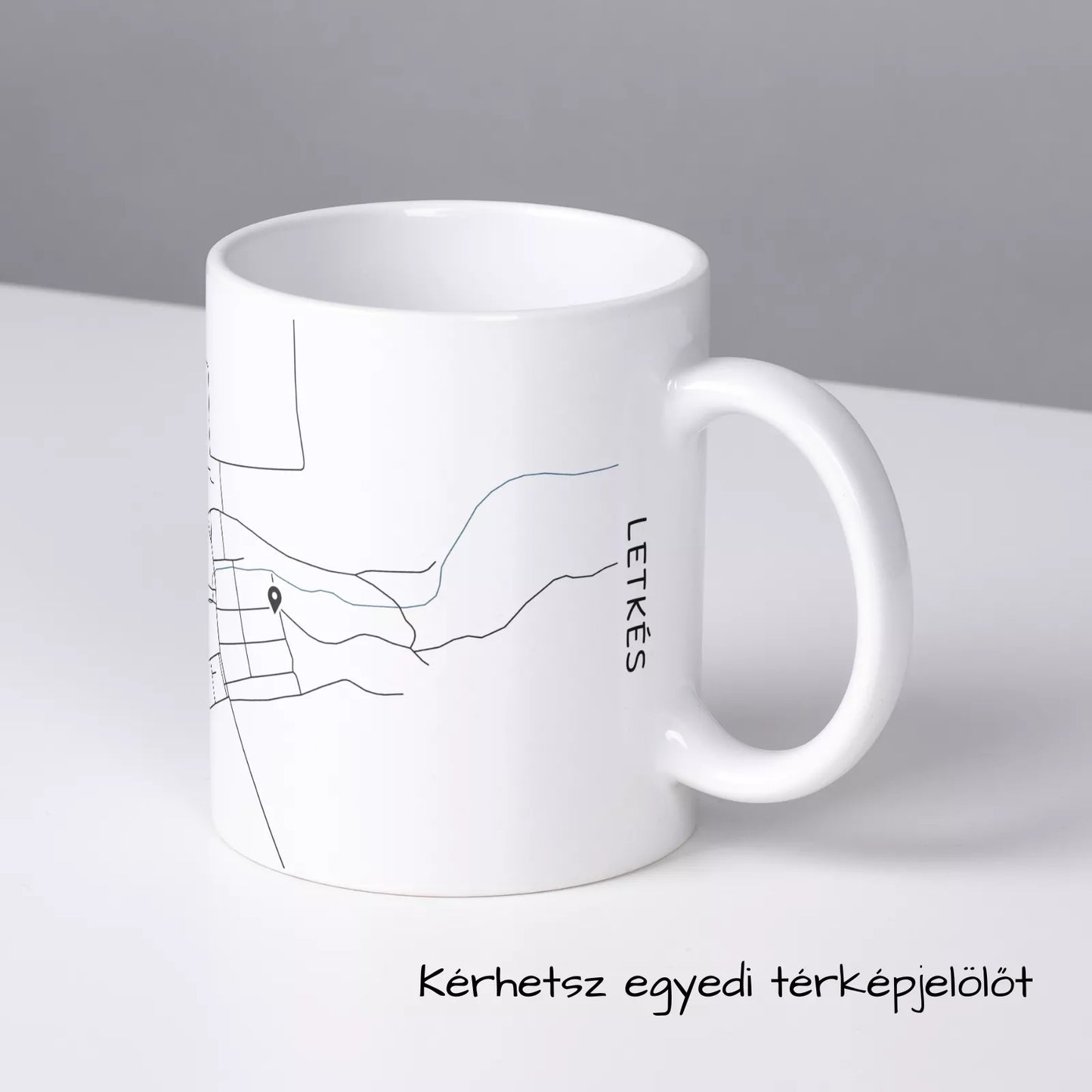 Letkés - Térképes bögre
