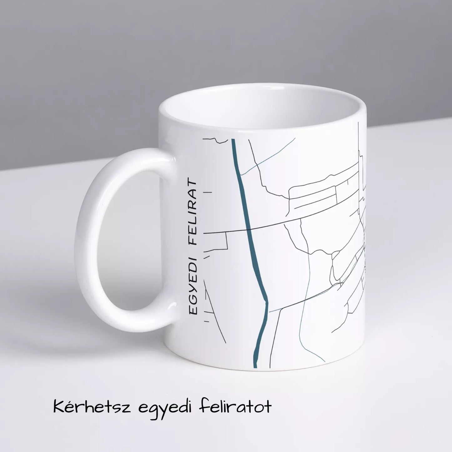 Letkés - Térképes bögre