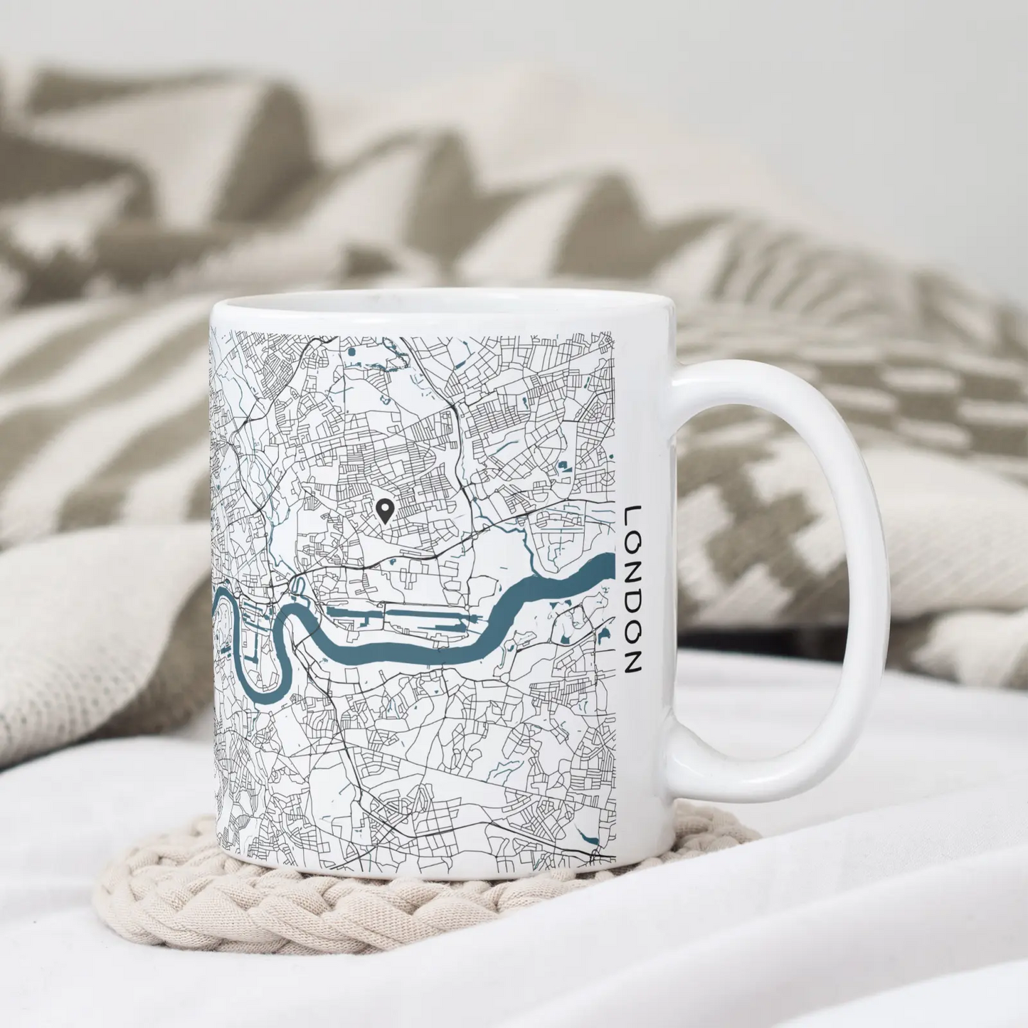 London - Térképes bögre