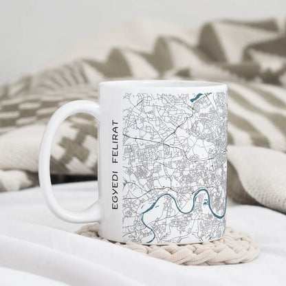 London - Térképes bögre