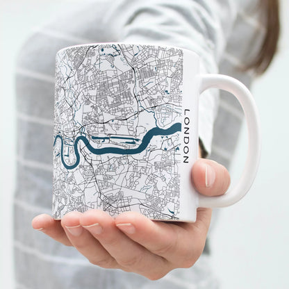 London - Térképes bögre