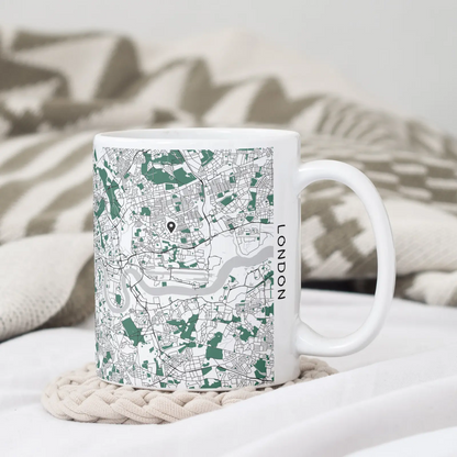 London - Térképes bögre