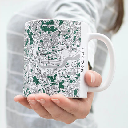 London - Térképes bögre