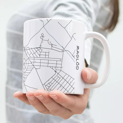 Maglód - Térképes bögre