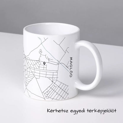 Maglód - Térképes bögre
