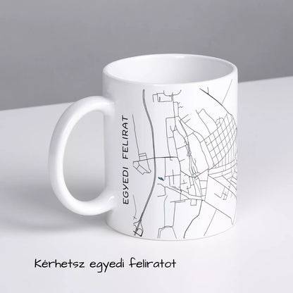 Maglód - Térképes bögre