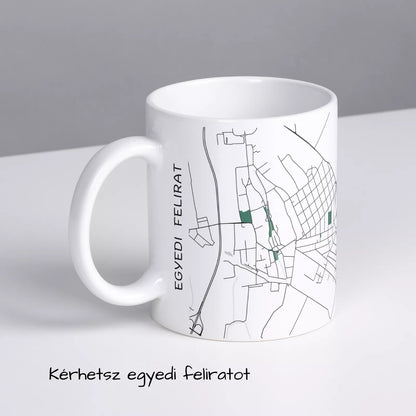 Maglód - Térképes bögre