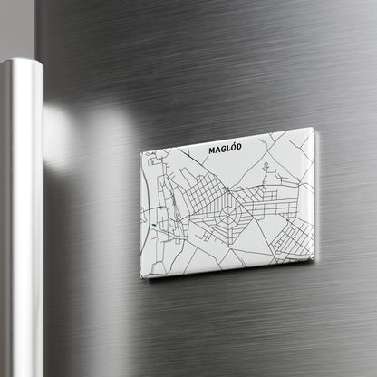 Maglód - Térképes hűtőmágnes