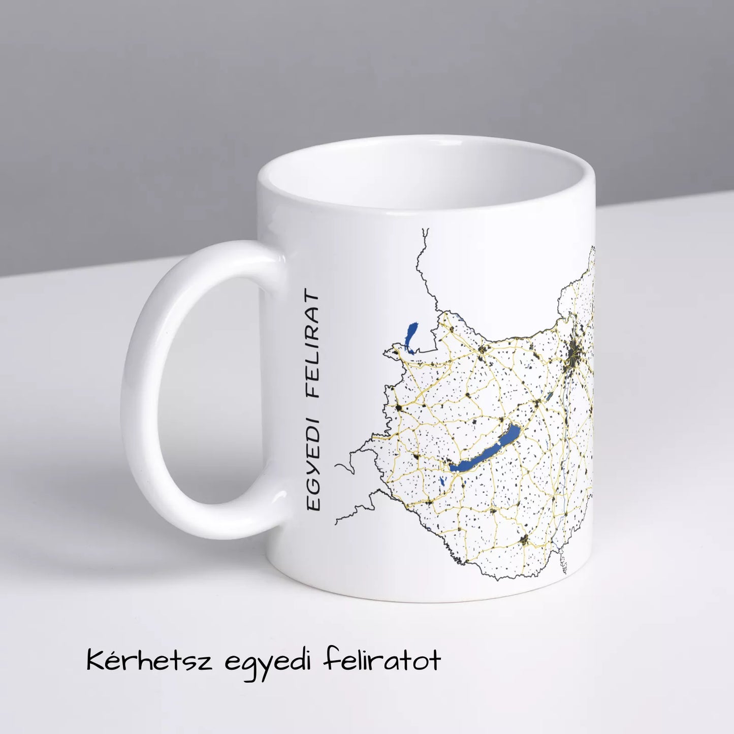 Magyarország - Térképes bögre