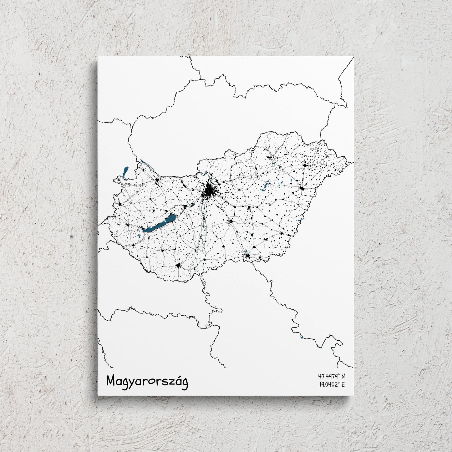 Magyarország vászonkép