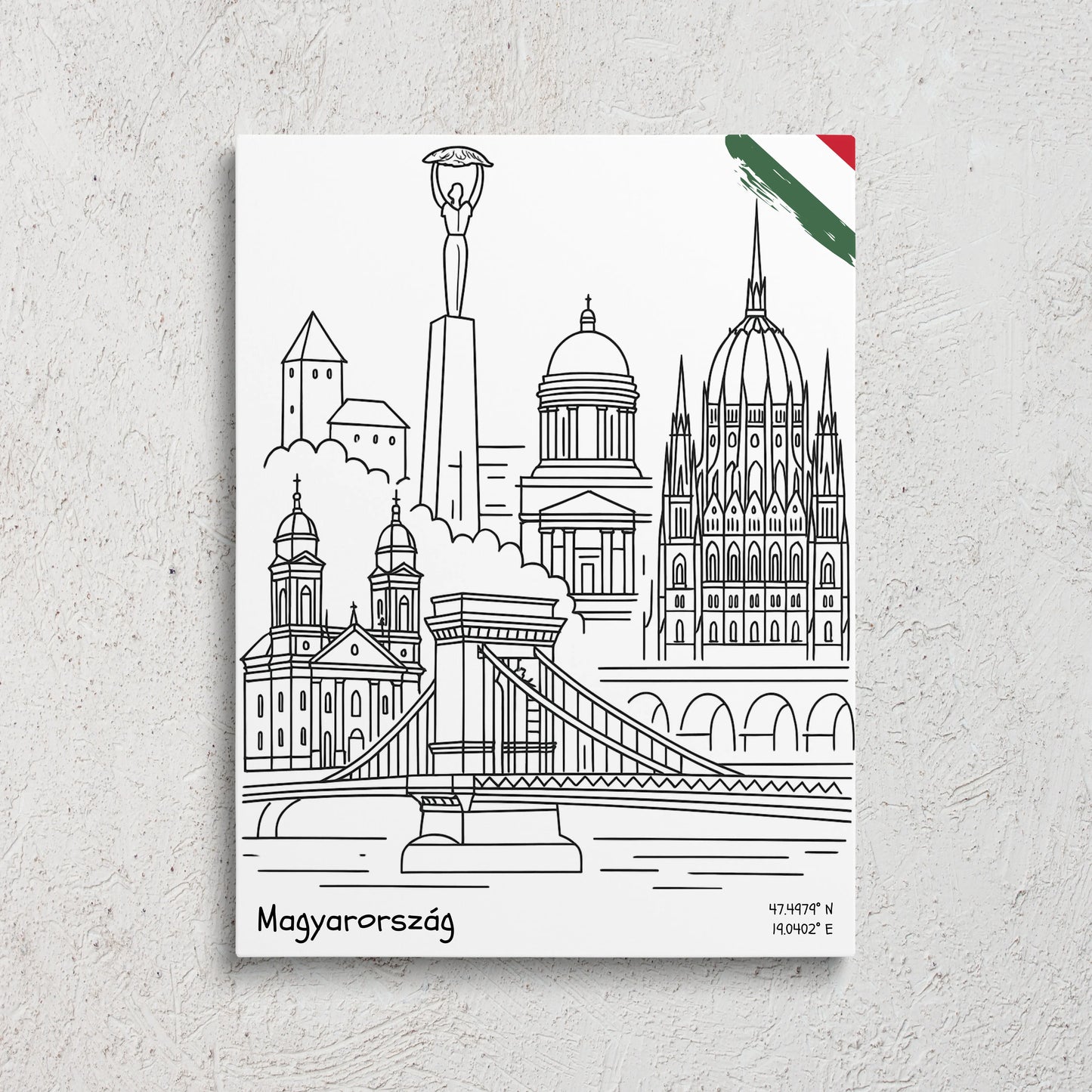 Magyarország vászonkép