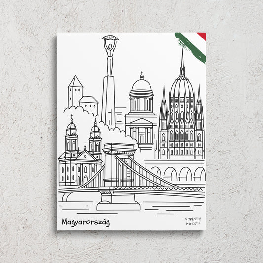 Magyarország vászonkép