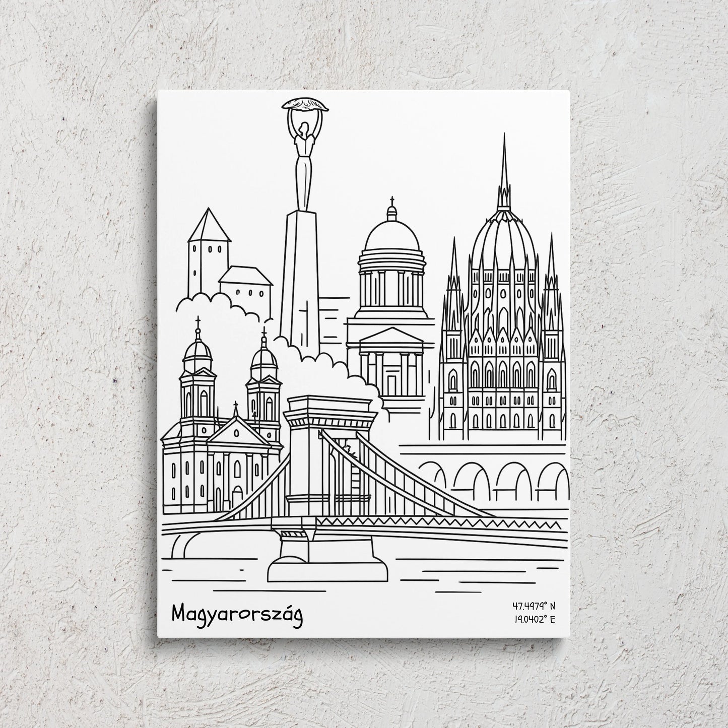 Magyarország vászonkép