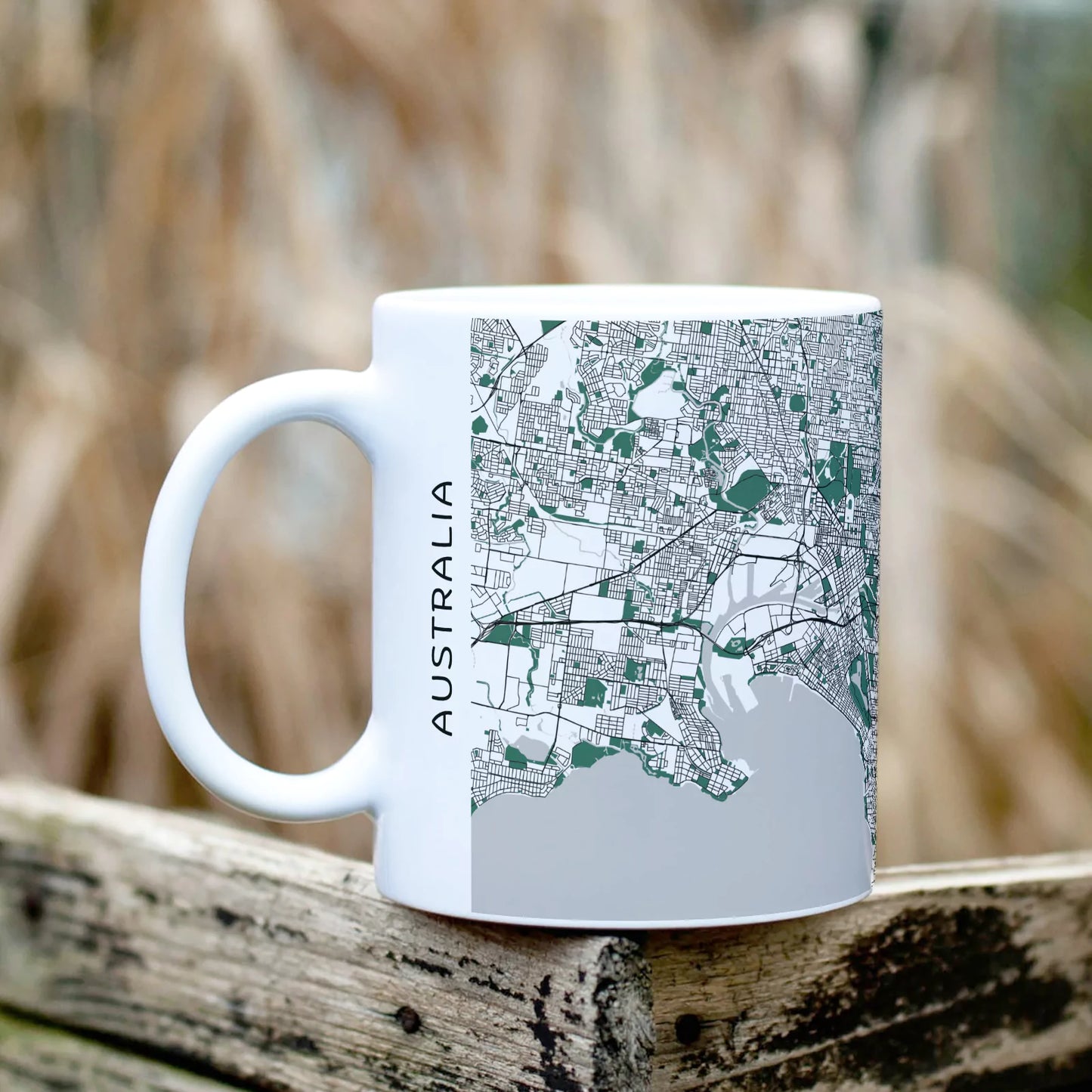 Melbourne - Térképes bögre