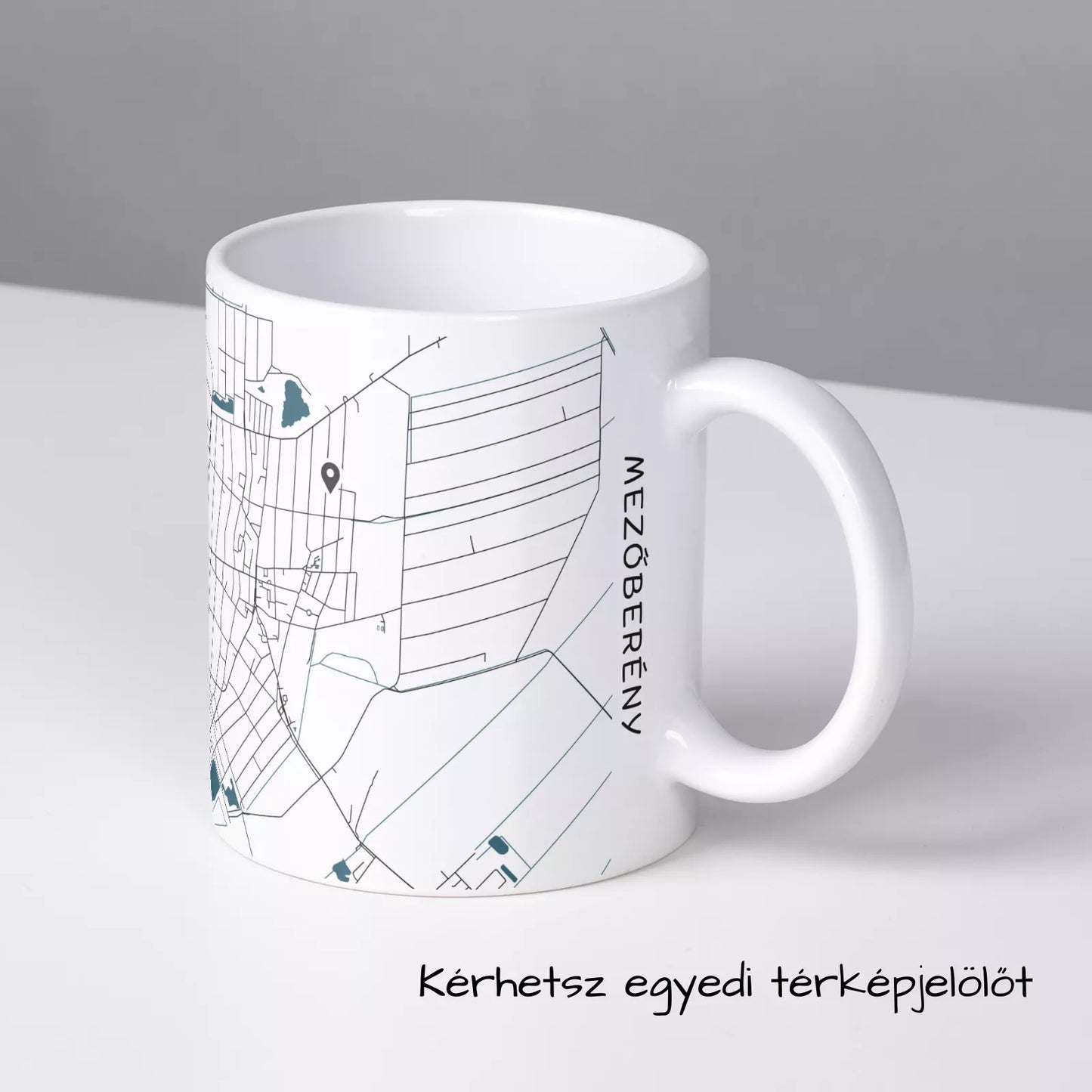 Mezőberény - Térképes bögre