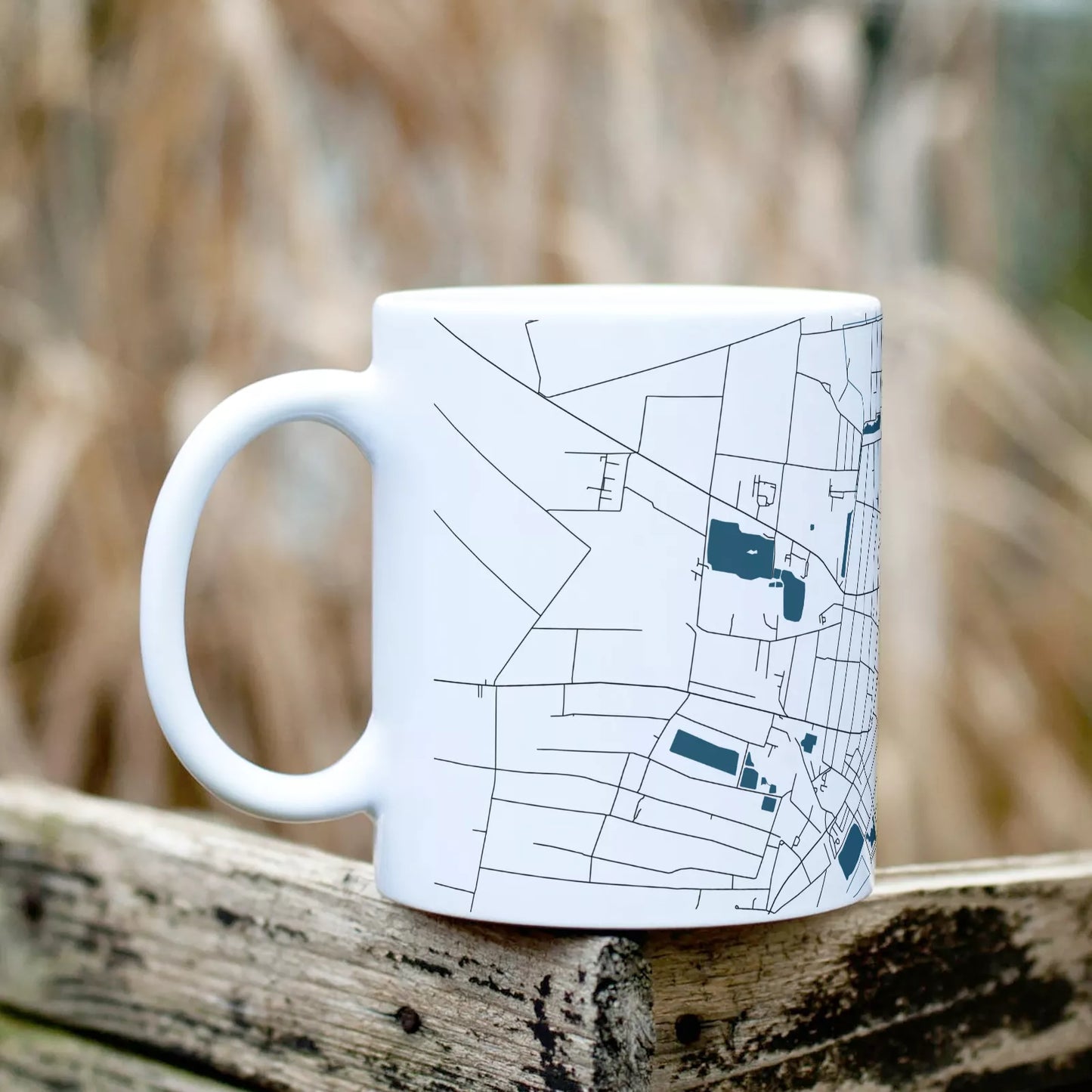 Mezőberény - Térképes bögre