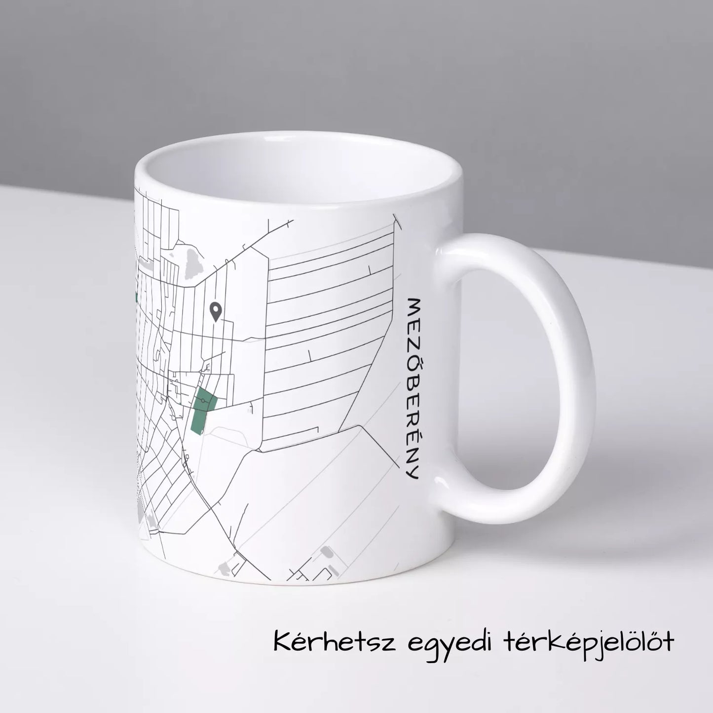 Mezőberény - Térképes bögre