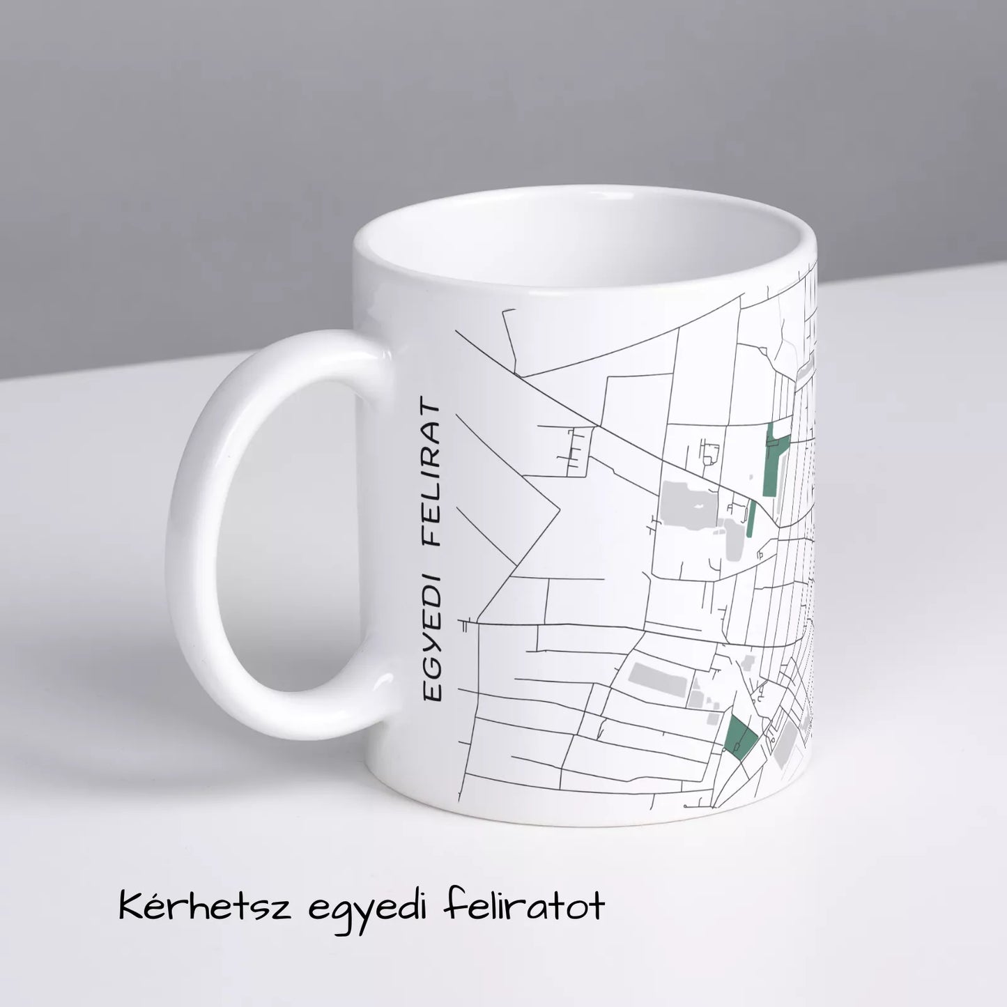 Mezőberény - Térképes bögre