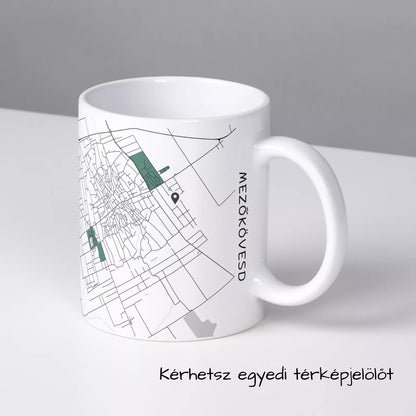Mezőkövesd - Térképes bögre