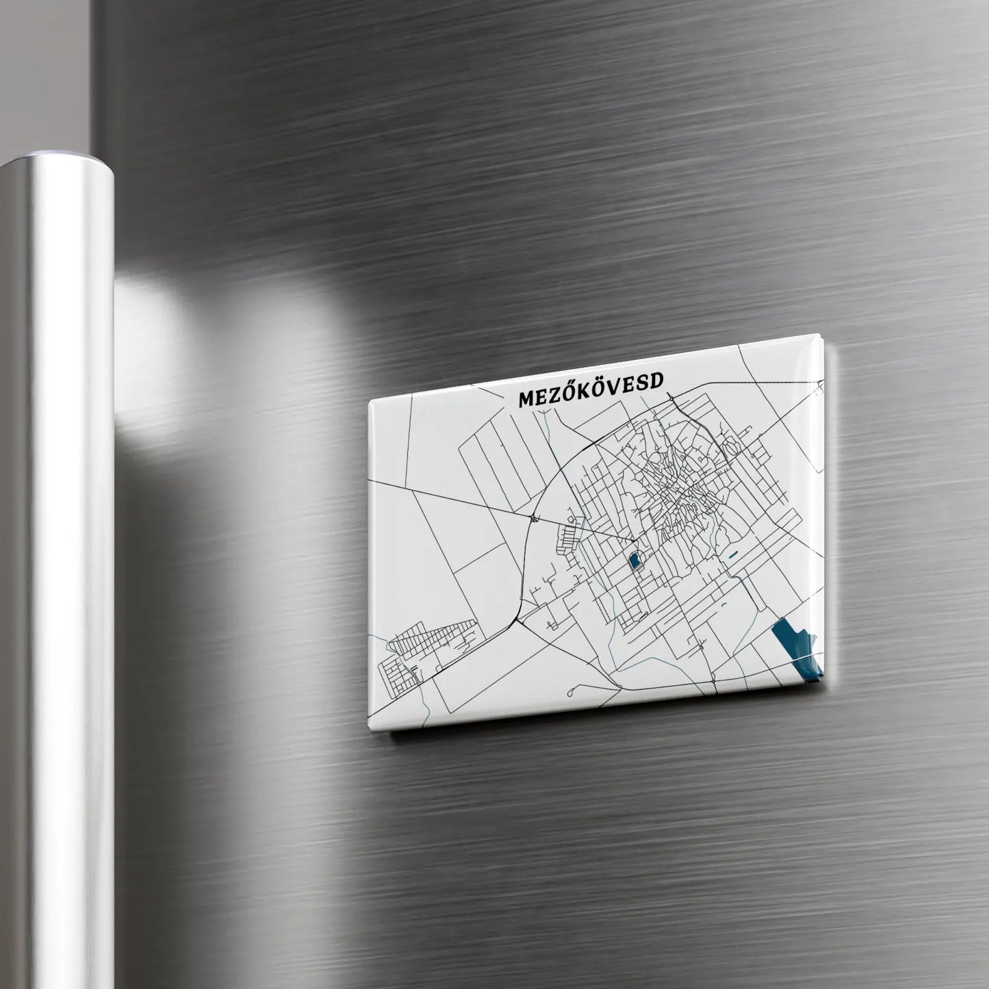 Mezőkövesd - Térképes hűtőmágnes