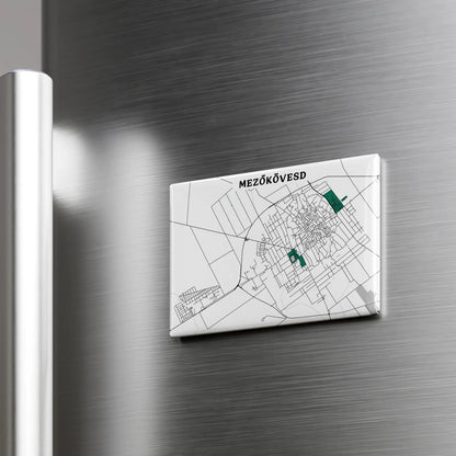 Mezőkövesd - Térképes hűtőmágnes