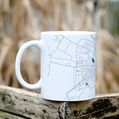 Mezőtúr - Térképes bögre