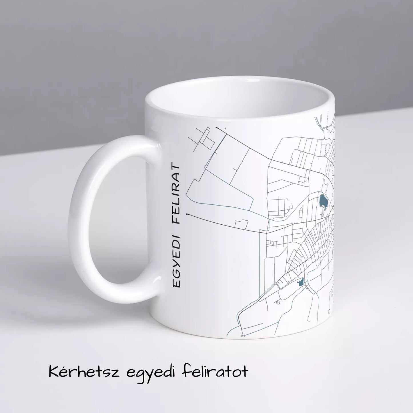 Mezőtúr - Térképes bögre