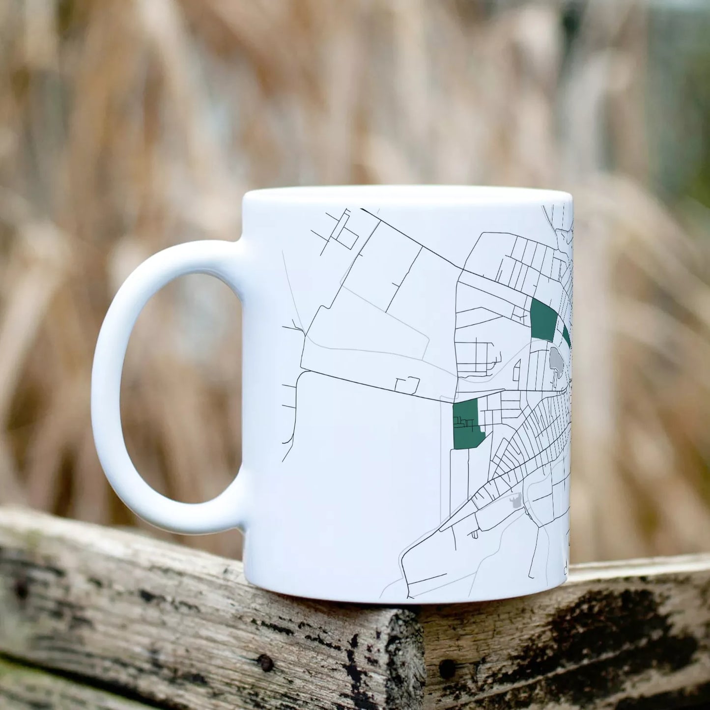 Mezőtúr - Térképes bögre