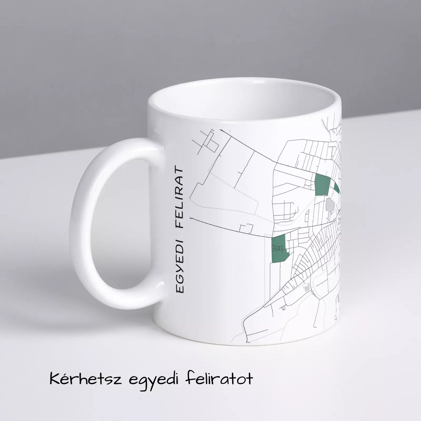 Mezőtúr - Térképes bögre