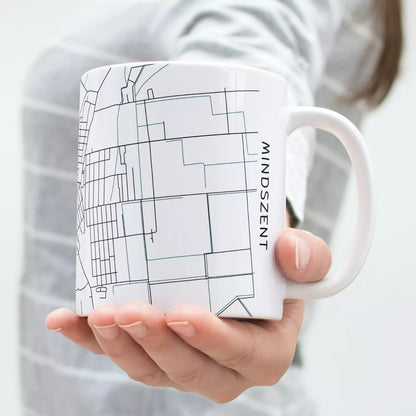 Mindszent - Térképes bögre