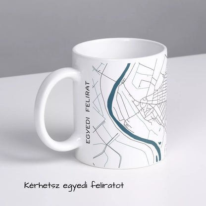 Mindszent - Térképes bögre