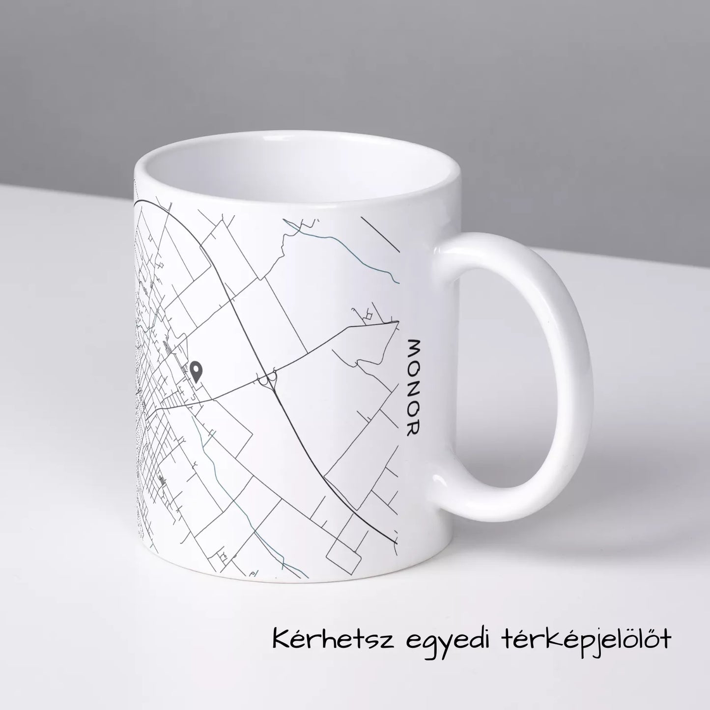 Monor - Térképes bögre