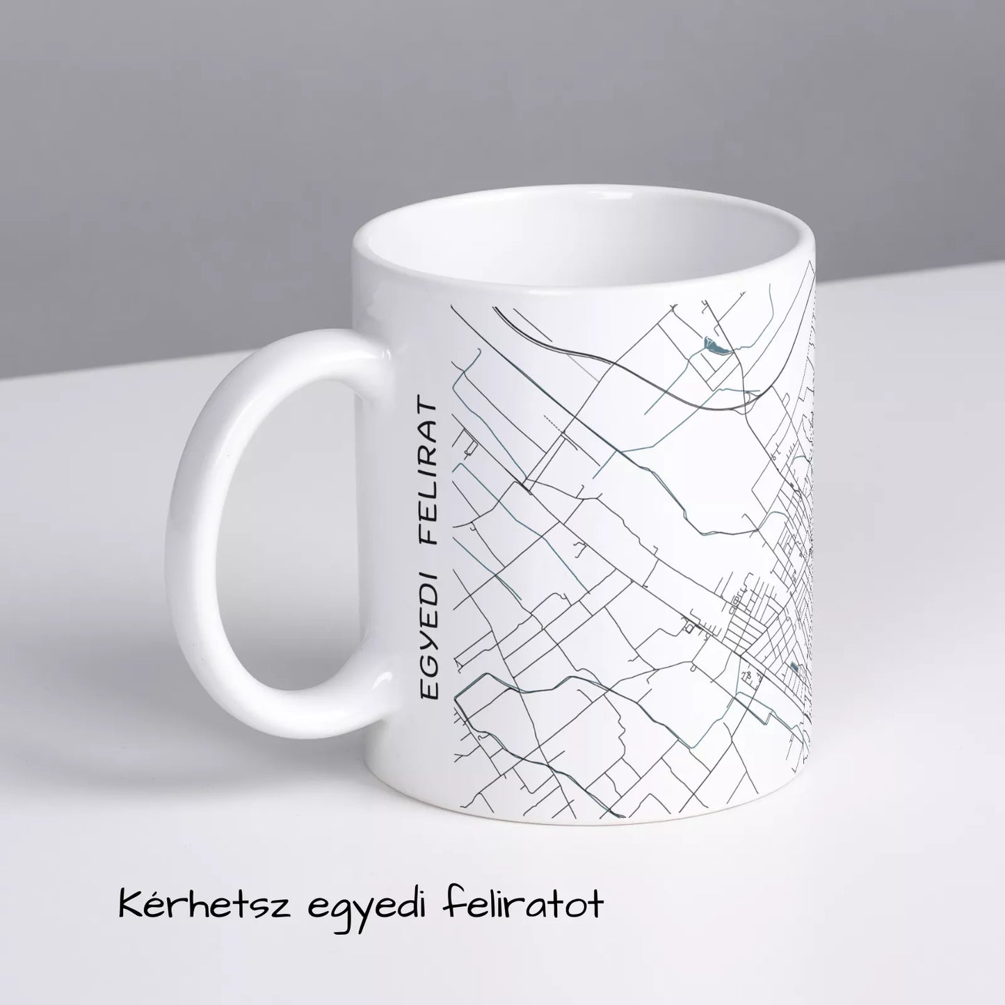 Monor - Térképes bögre