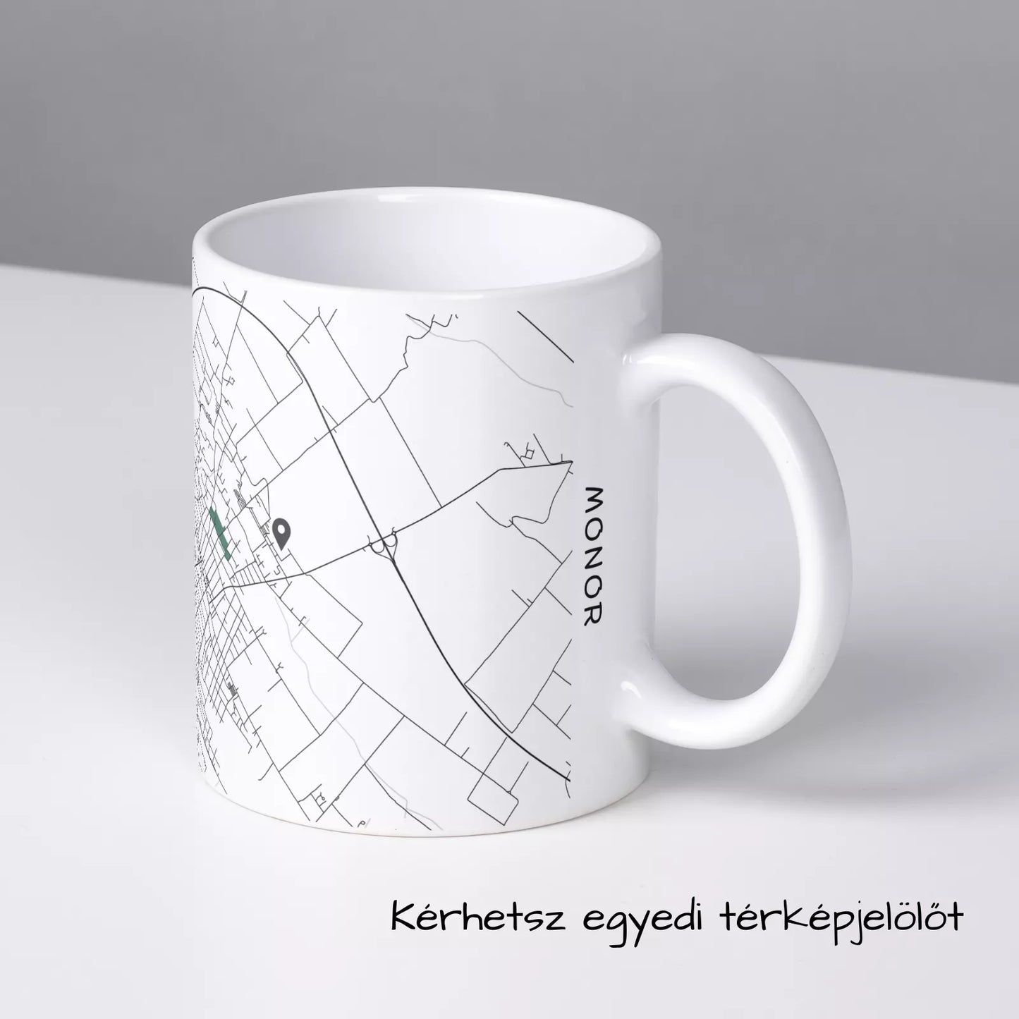 Monor - Térképes bögre