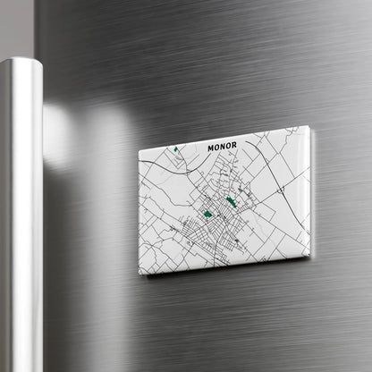 Monor - Térképes hűtőmágnes