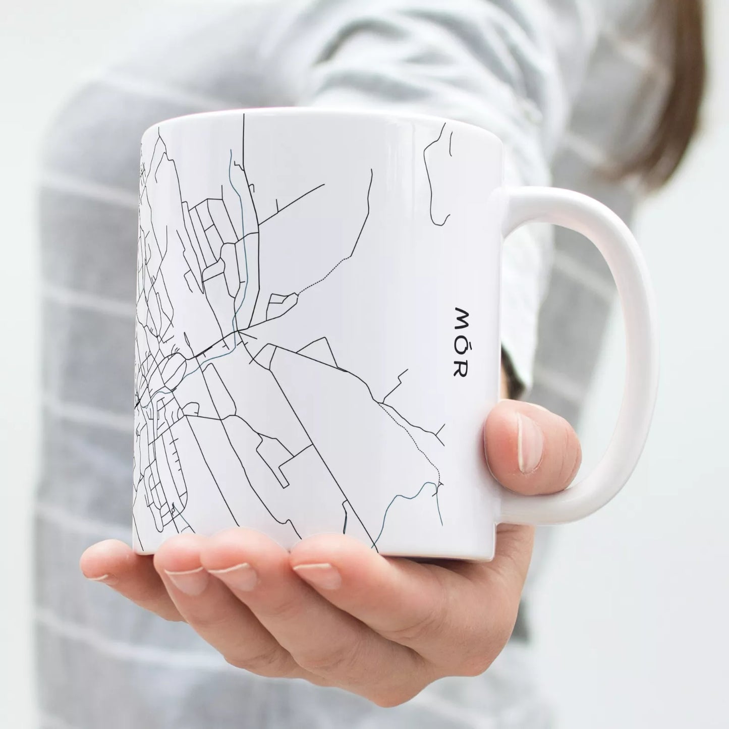 Mór - Térképes bögre