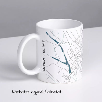 Mór - Térképes bögre