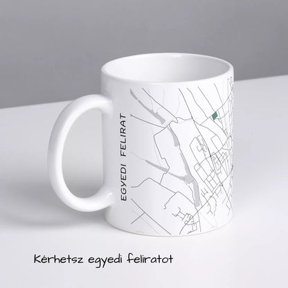 Mór - Térképes bögre