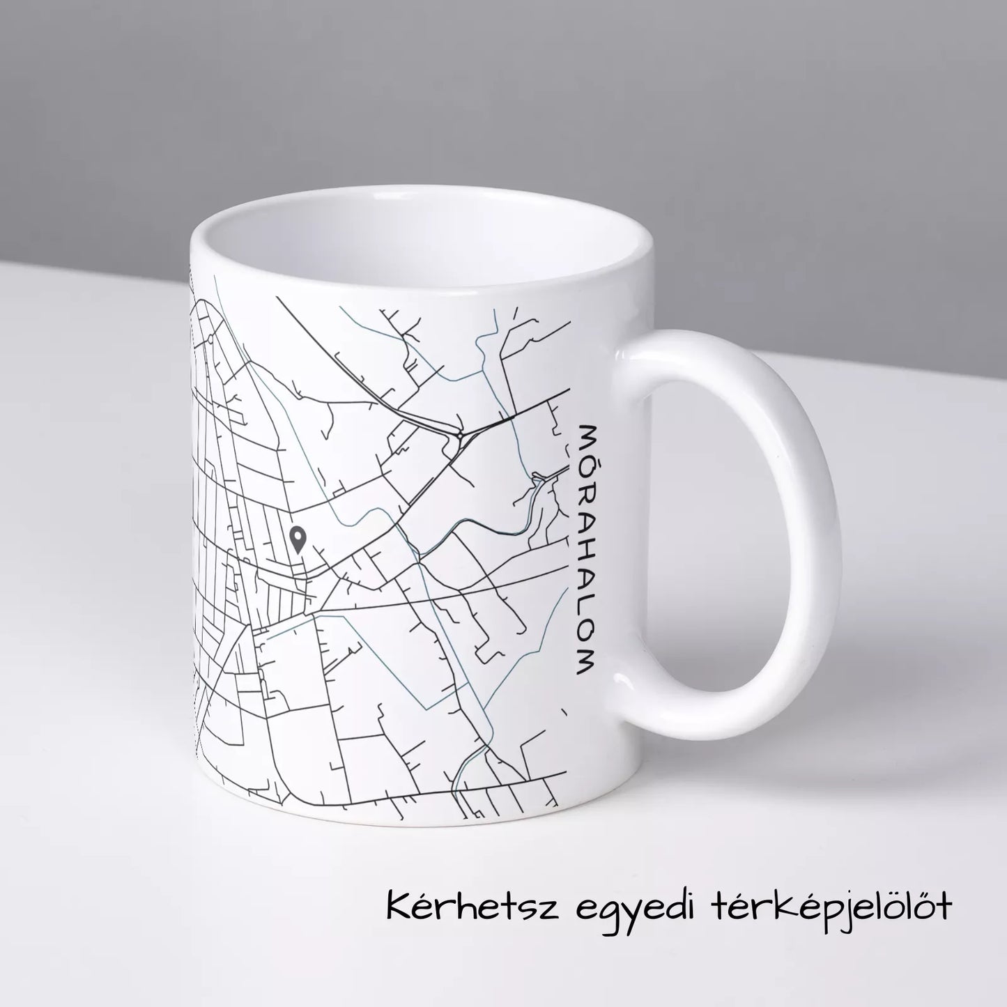 Mórahalom - Térképes bögre