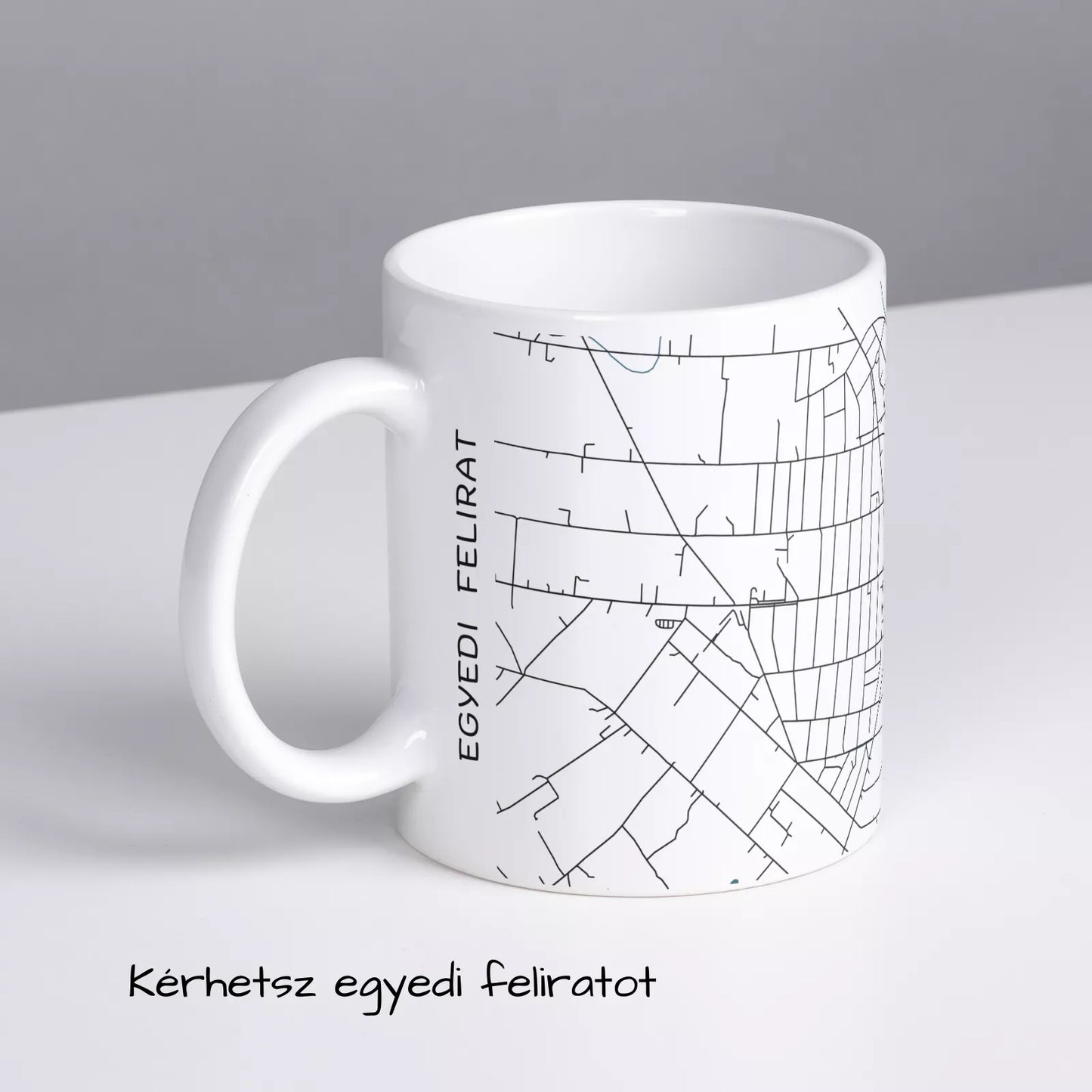 Mórahalom - Térképes bögre