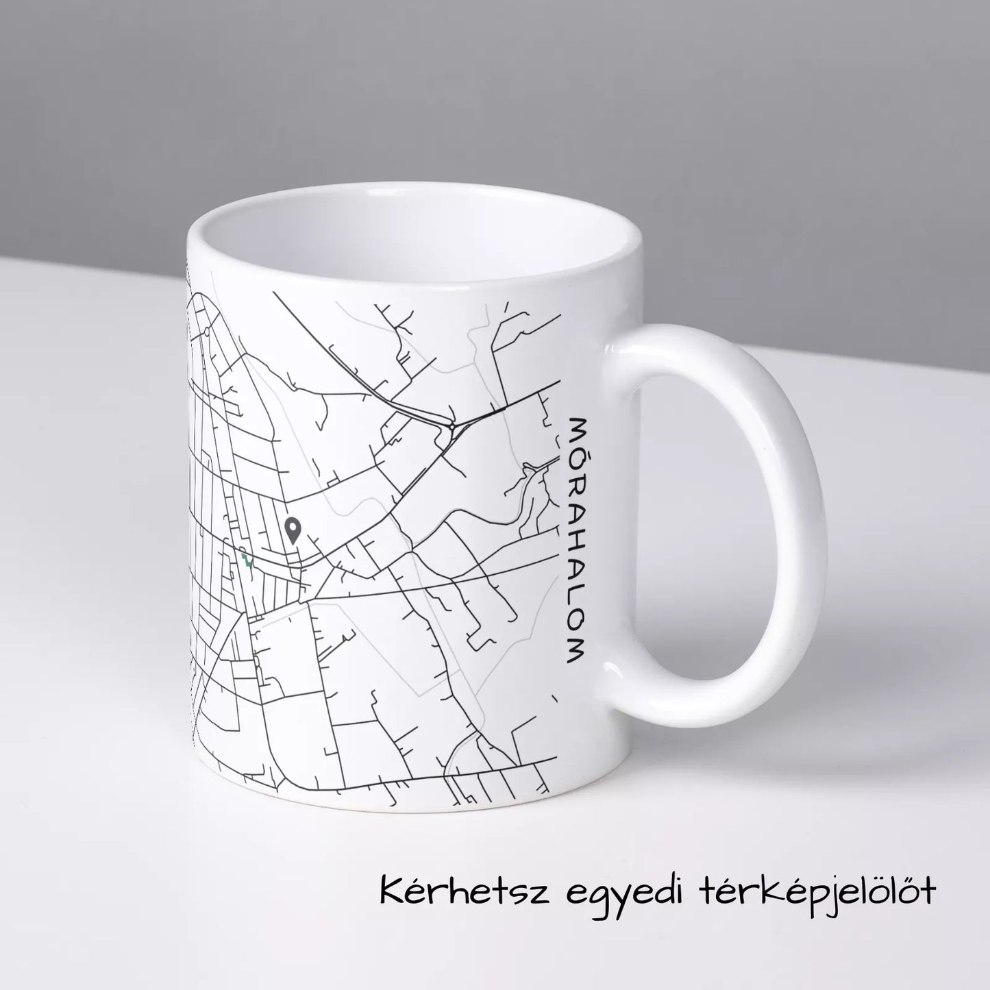 Mórahalom - Térképes bögre