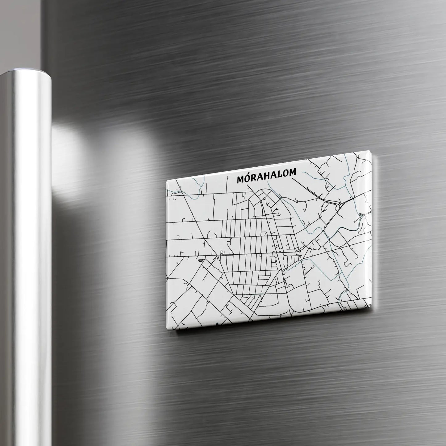 Mórahalom - Térképes hűtőmágnes