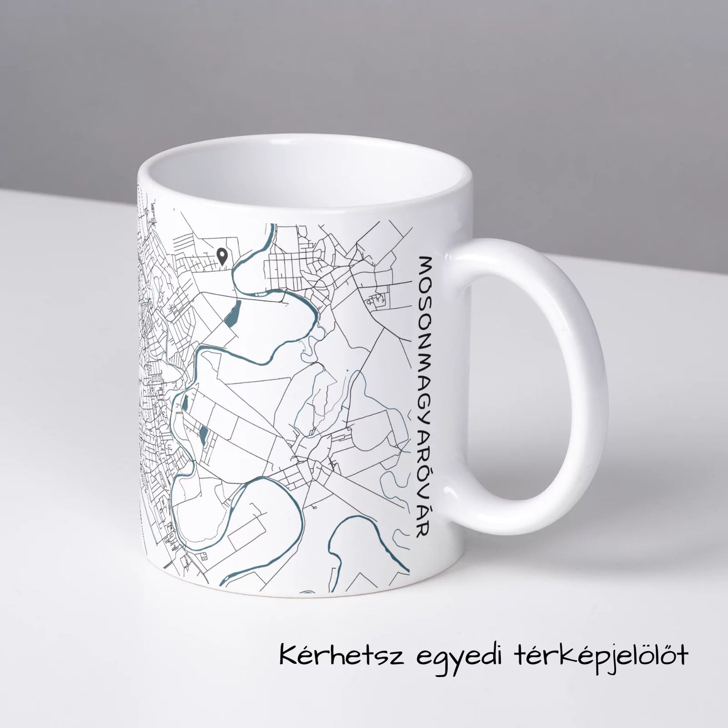 Mosonmagyaróvár - Térképes bögre