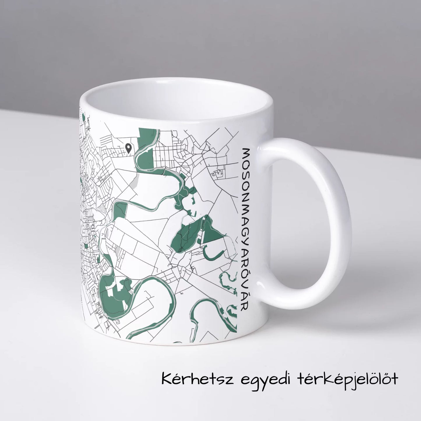Mosonmagyaróvár - Térképes bögre