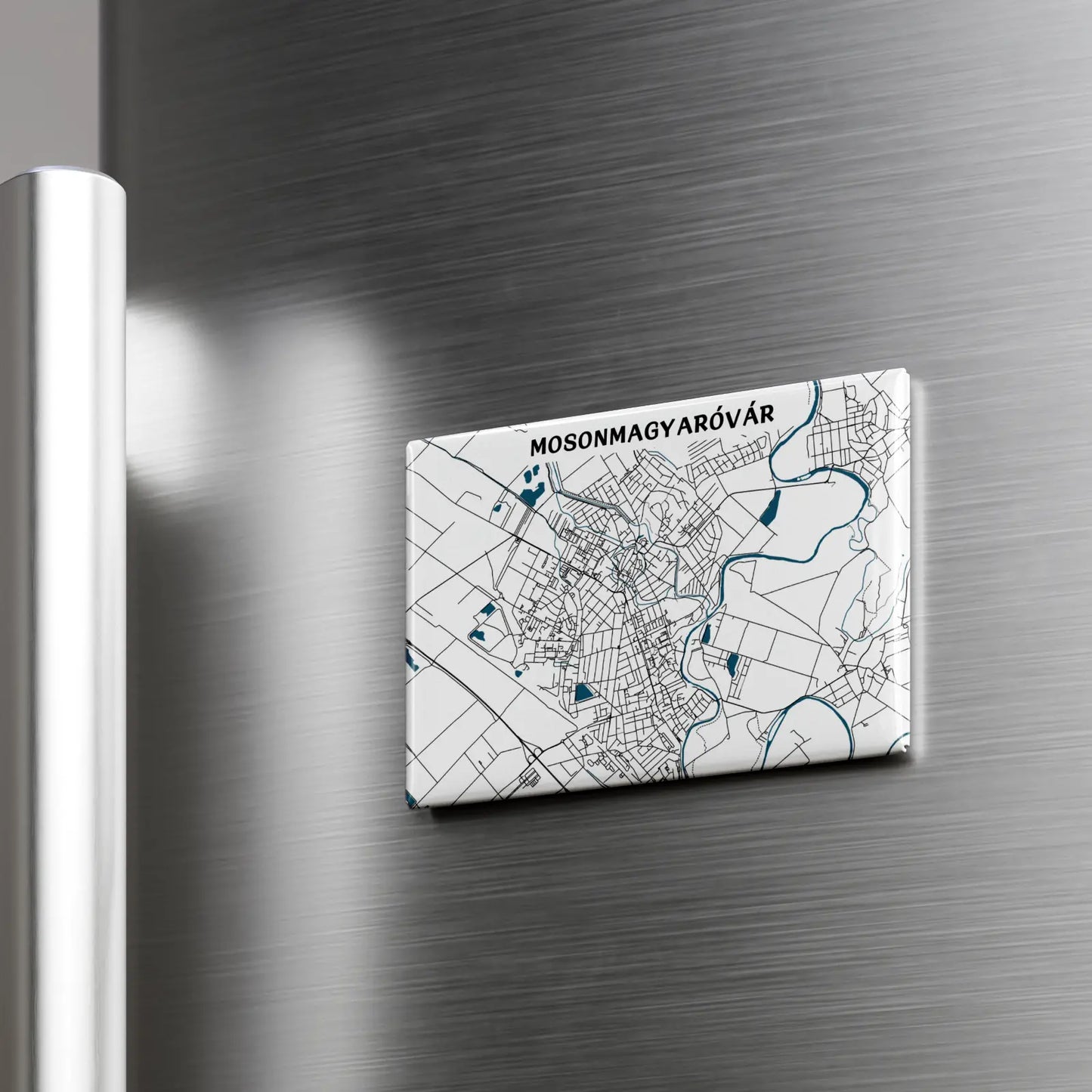 Mosonmagyaróvár - Térképes hűtőmágnes