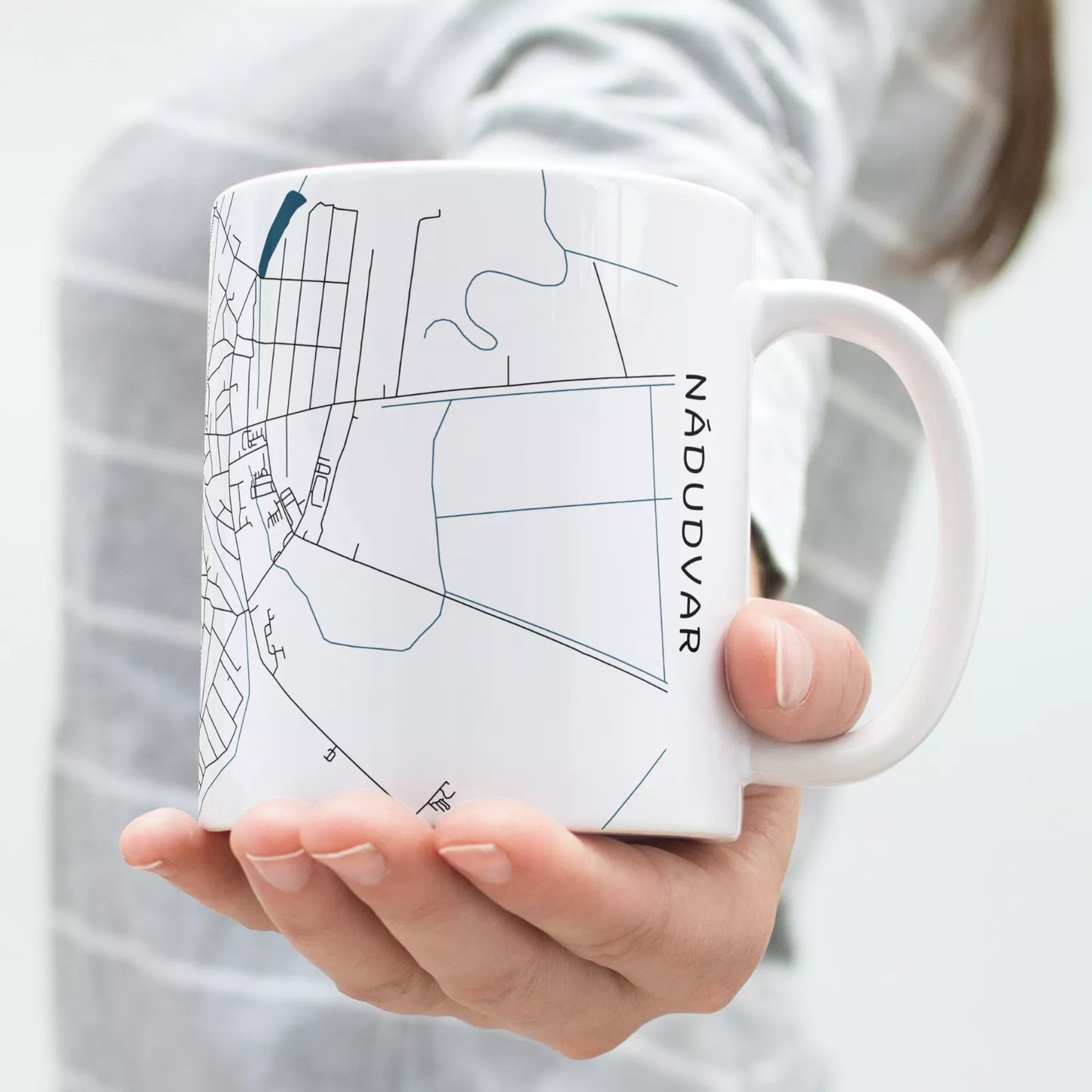 Nádudvar - Térképes bögre